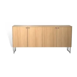Mavis Dressers & Sideboards*Deus sideboard 75 cm, White-pigmented matte lacquered oak Beige