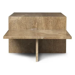 Ferm Living Coffee Tables*Distinct coffee table, Dark Travertine Brown