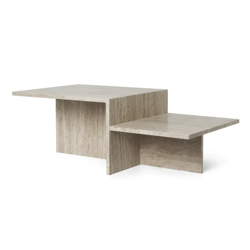 Ferm Living Coffee Tables*Distinct coffee table, Travertine Beige