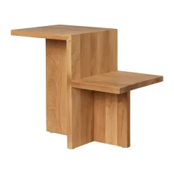 Ferm Living Side Tables*Distinct side table 59,5x35x50 cm, Natural oak Beige
