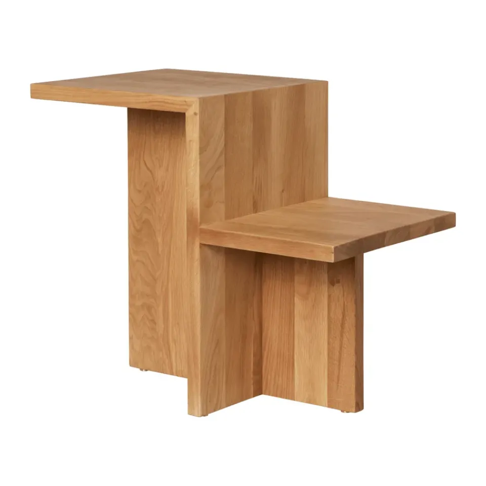Ferm Living Side Tables*Distinct side table 59,5x35x50 cm, Natural oak Beige