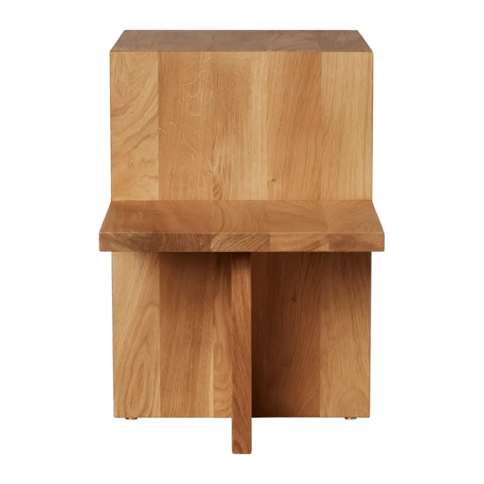 Ferm Living Side Tables*Distinct side table 59,5x35x50 cm, Natural oak Beige