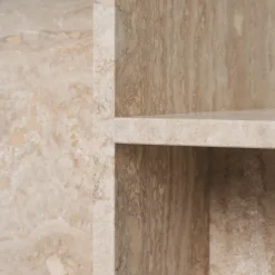 Ferm Living Side Tables*Distinct side table 59,5x35x50 cm, Travertine Beige