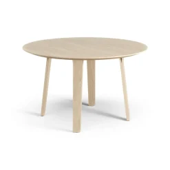 Swedese Dining Tables*Divido table Ø120 cm, Ash laquered Beige