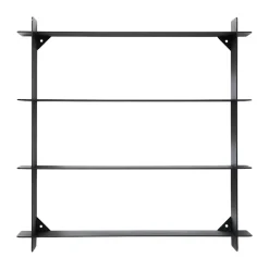 Andersen Furniture Shelves & Shelving Systems*Division wall shelf, steel, 45x45x10 cm Black