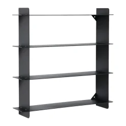 Andersen Furniture Shelves & Shelving Systems*Division wall shelf, steel, 45x45x10 cm Black