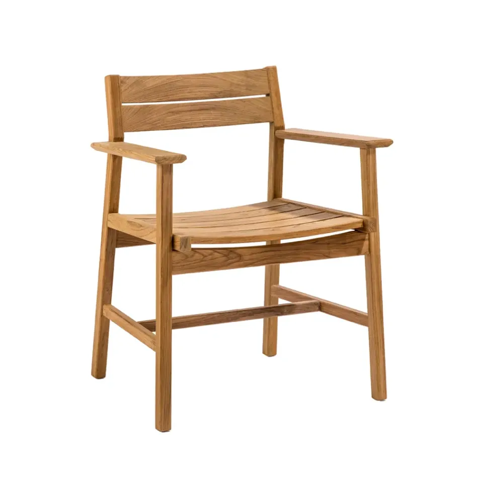 Skargaarden Seating*Djurö armchair, Teak Brown