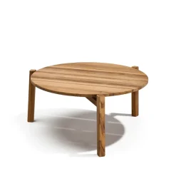 Skargaarden Table For Outdoor Use|Outdoor Lounge Furniture*Djurö coffee table, Teak, ø79 cm Brown