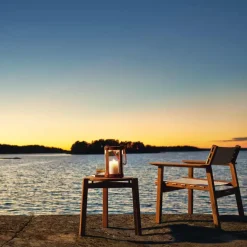 Skargaarden Table For Outdoor Use|Outdoor Lounge Furniture*Djurö coffee table, Teak, ø79 cm Brown