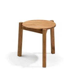 Skargaarden Table For Outdoor Use|Outdoor Lounge Furniture*Djurö coffee table, Teak, ø42 cm Brown