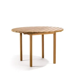 Skargaarden Table For Outdoor Use*Djurö dining table round Ø110 cm, Teak Brown