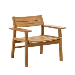 Skargaarden Outdoor Lounge Furniture*Djurö lounge chair, Teak Brown