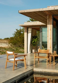 Skargaarden Outdoor Lounge Furniture*Djurö lounge chair, Teak Brown