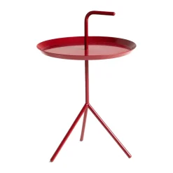 HAY Side Tables*DLM side table Ø38 cm, Cherry high gloss Red