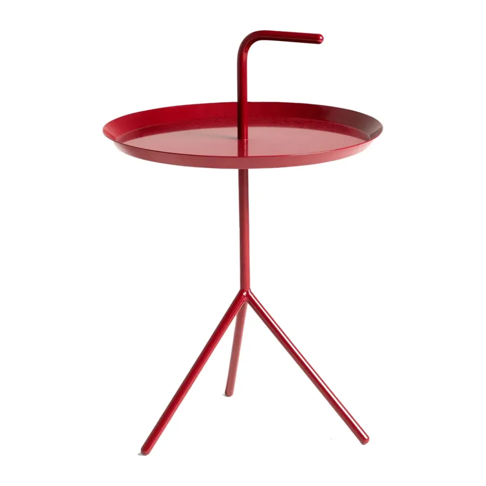 HAY Side Tables*DLM side table Ø38 cm, Cherry high gloss Red