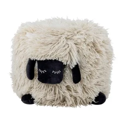 Bloomingville Children's Chairs|Children's Chairs*Dolly pouf wool 50x45 cm, White