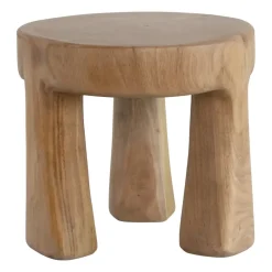 URBAN NATURE CULTURE Stools*Donna stool Ø27x25 cm, Natural Brown
