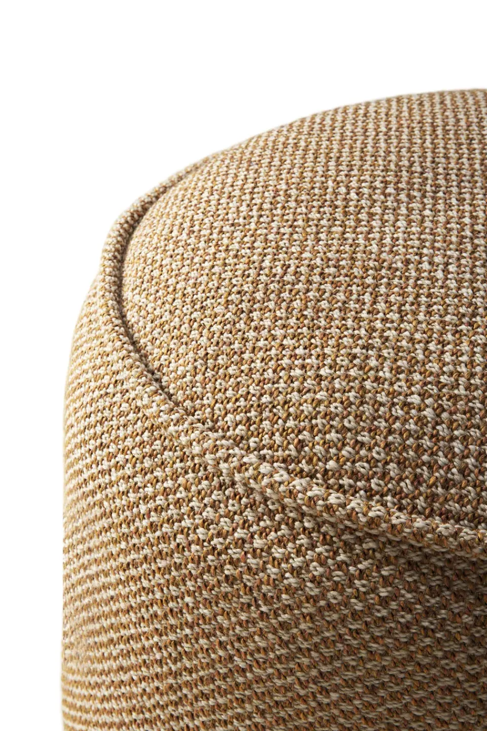 Ethnicraft Seating*Donut outdoor pouf seat pouf, Marsala check Beige
