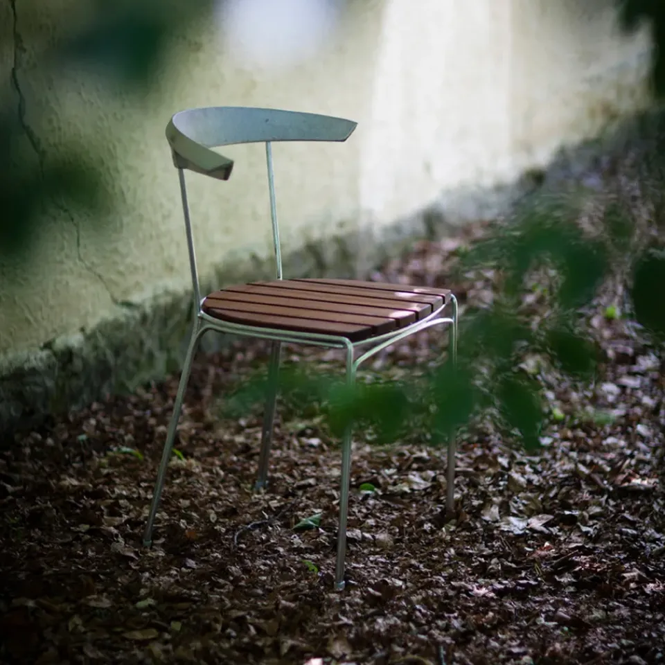 Byarums bruk Seating|Balcony Furniture*Dover chair, Mahogany oil, black stand BrownBlack