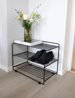 Maze Shoe Racks*Downtown shoe shelf, Black