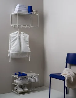 Maze Shoe Racks*Downtown shoe shelf, White