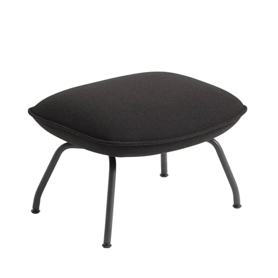 Muuto Armchairs & Footstools*Doze ottoman, Ocean 3-Anthracite black Grey