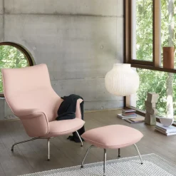 Muuto Armchairs & Footstools*Doze ottoman, Ocean 3-Anthracite black Grey