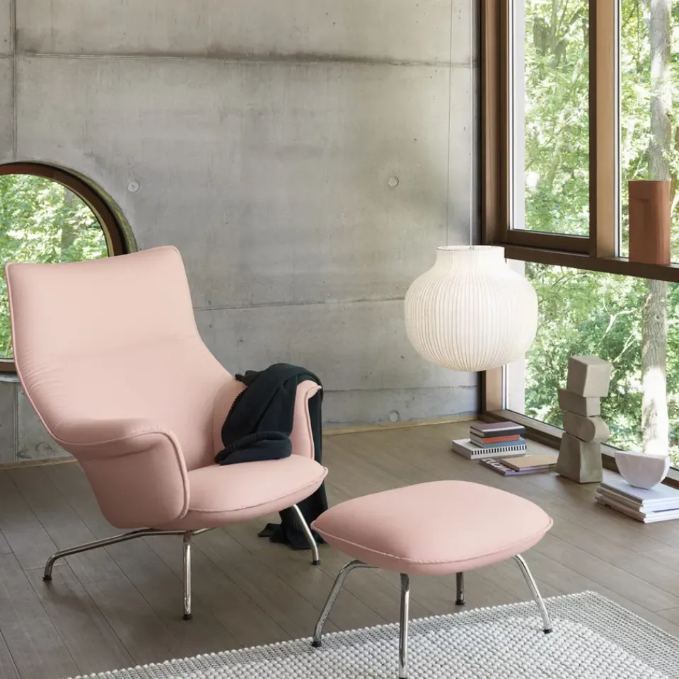 Muuto Armchairs & Footstools*Doze ottoman, Ocean 3-Anthracite black Grey