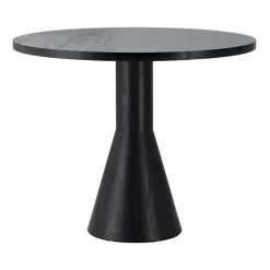 Massproductions Dining Tables*Draft dining room table 88 cm, stained ash Black