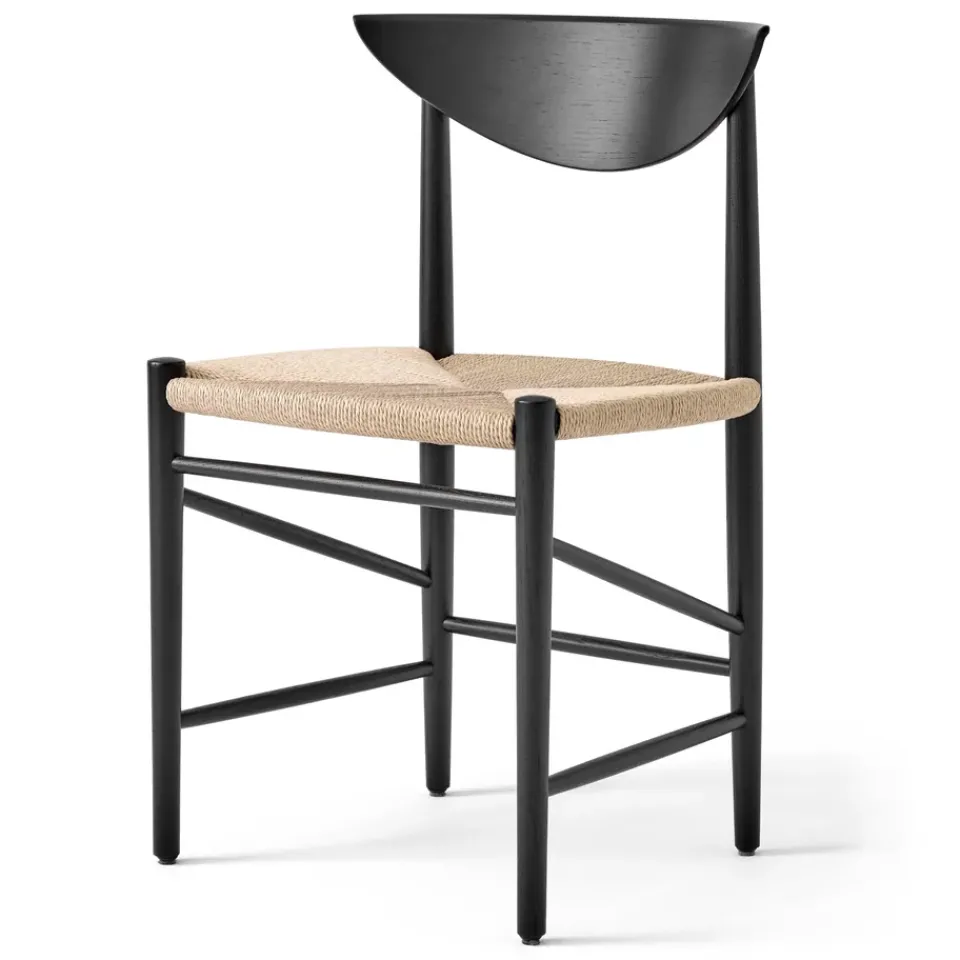 &Tradition Chairs*Drawn chair HM3, oak Black