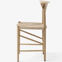 &Tradition Chairs*Drawn chair HM3, White oiled oak Beige