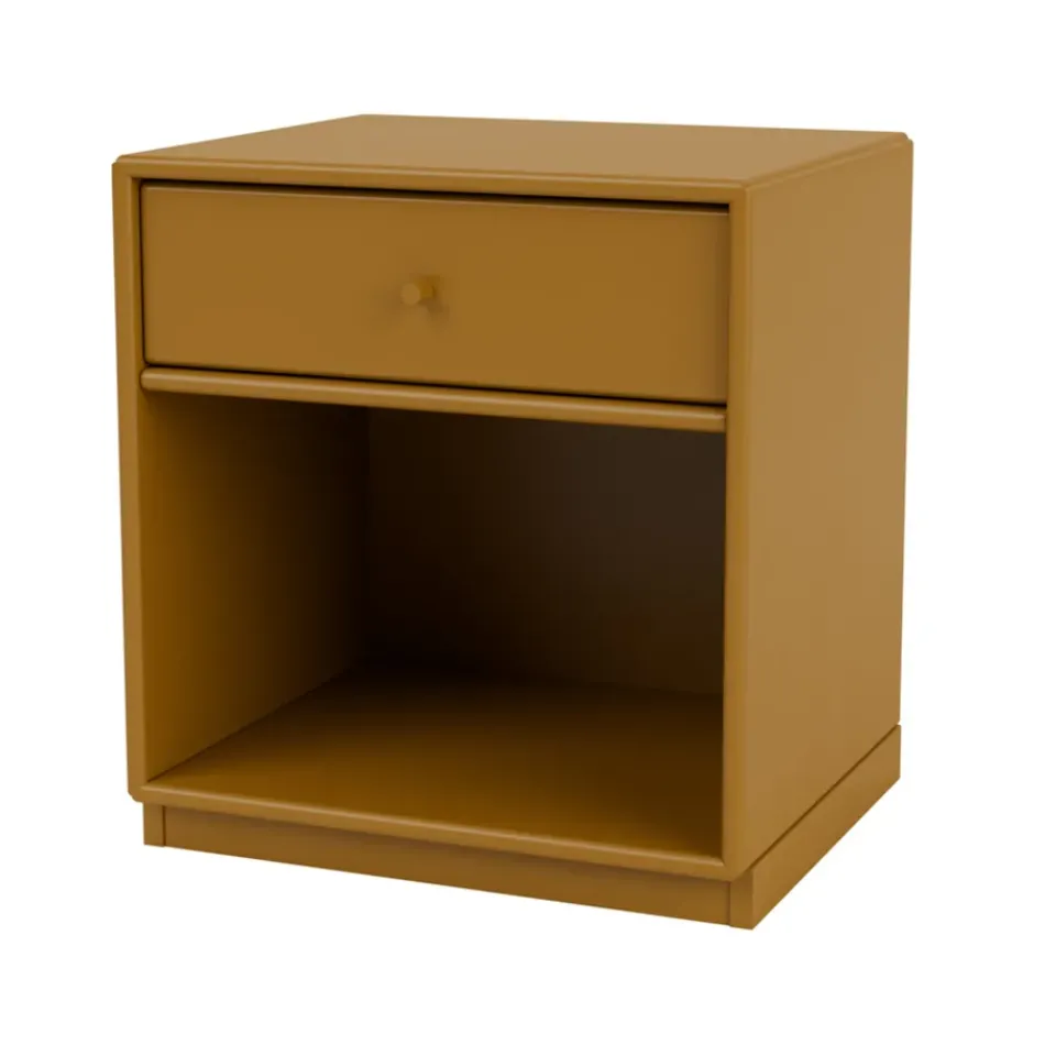 Montana Bedside Tables*Dream bedside table, Amber, base 3cm Yellow
