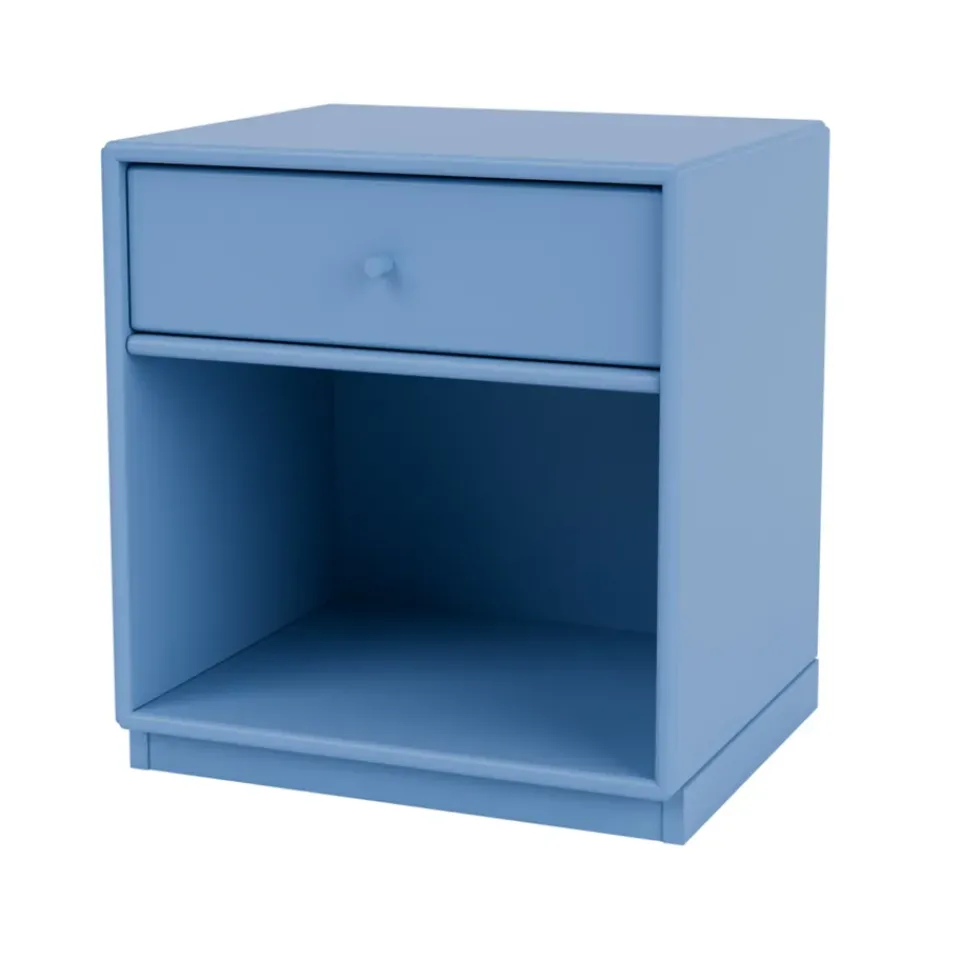 Montana Bedside Tables*Dream bedside table, Azure 154, base 3cm Blue
