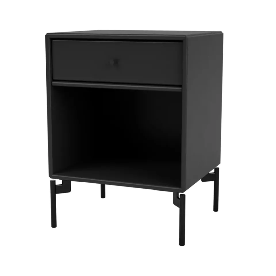 Montana Bedside Tables*Dream bedside table, 05, lacquered legs Black