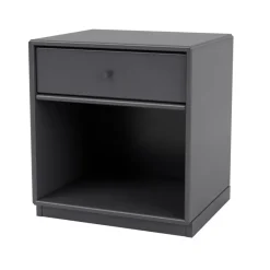 Montana Bedside Tables*Dream bedside table, Coal 36, base 3cm Grey