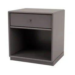 Montana Bedside Tables*Dream bedside table, Coffee 35, base 3cm Brown