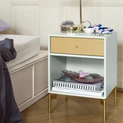 Montana Bedside Tables*Dream bedside table, Cumin 157, base 3cm Yellow