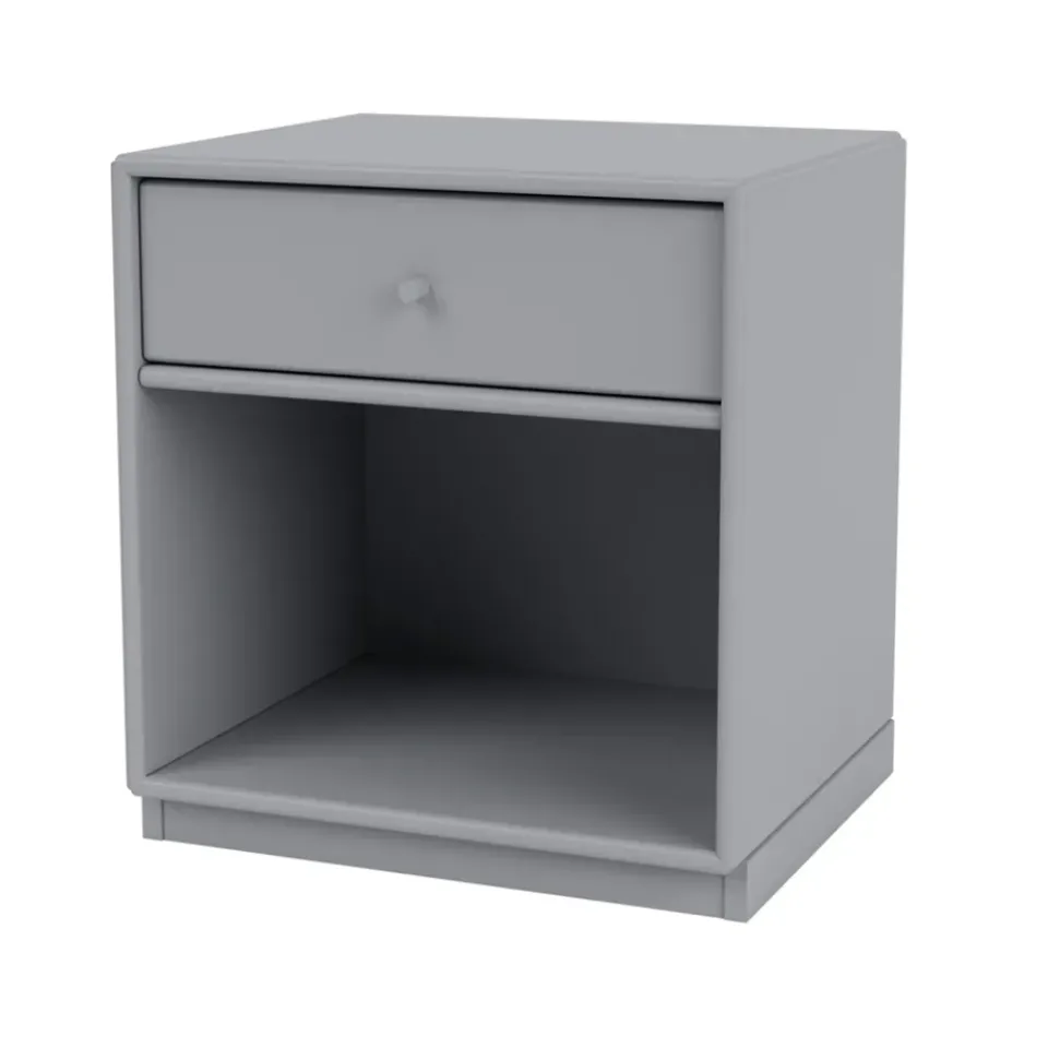 Montana Bedside Tables*Dream bedside table, Graphic 100, base 3cm Grey