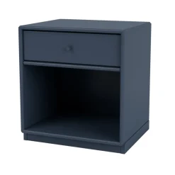 Montana Bedside Tables*Dream bedside table, Juniper 138, base 3cm Blue