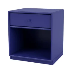 Montana Bedside Tables*Dream bedside table, Monarch 135, base 3cm Blue