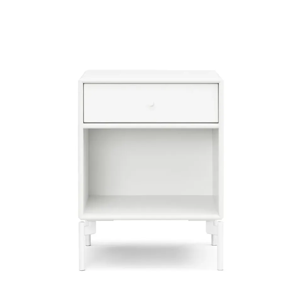 Montana Bedside Tables*Dream bedside table, New 101 drawer - snow legs White