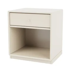Montana Bedside Tables*Dream bedside table, Oat 158, base 3cm Beige
