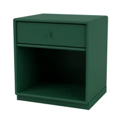 Montana Bedside Tables*Dream bedside table, Pine 136, base 3cm Green
