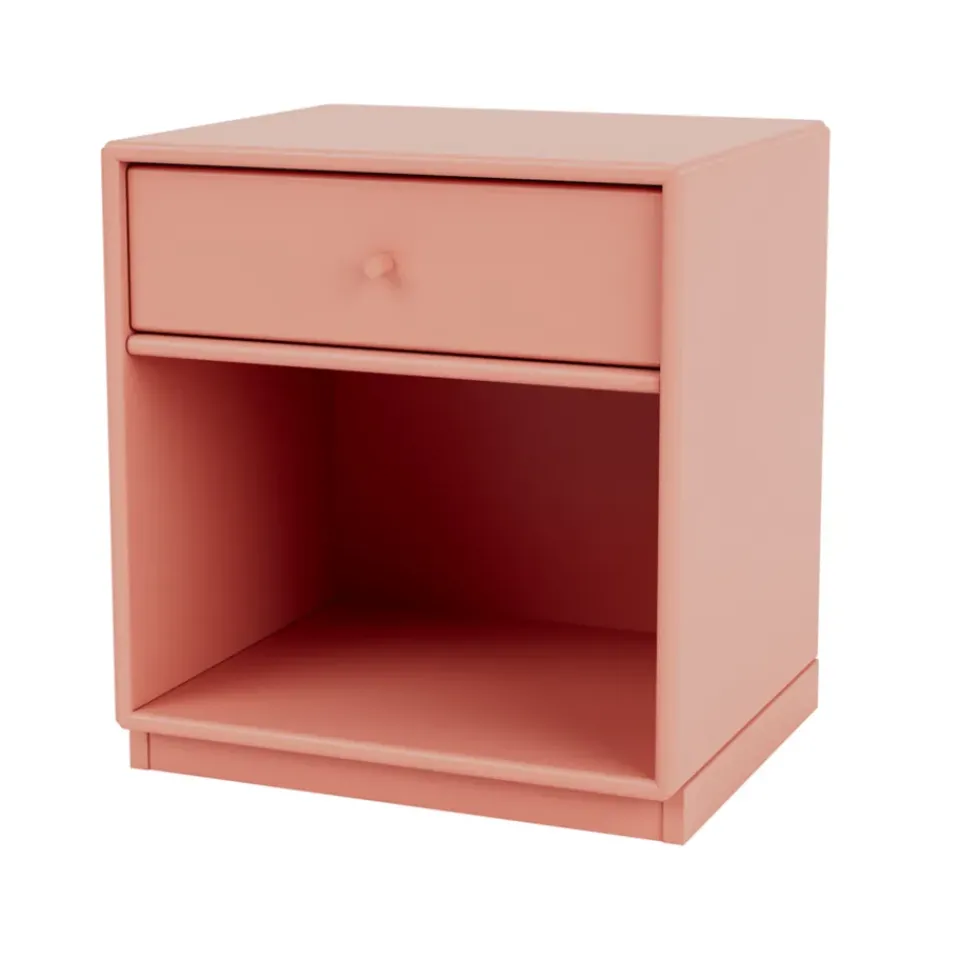 Montana Bedside Tables*Dream bedside table, Rhubarb 151, base 3cm Pink