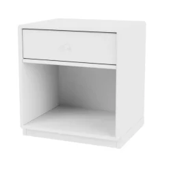 Montana Bedside Tables*Dream bedside table, Snow 38, base 3cm White
