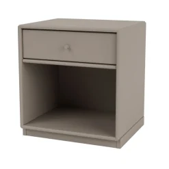 Montana Bedside Tables*Dream bedside table, Truffle 141, base 3cm Beige