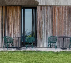 Cane-line Balcony Furniture|Table For Outdoor Use*Drop coffee table Ø80 cm, Lava -lava Grey