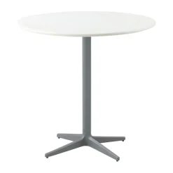 Cane-line Balcony Furniture|Table For Outdoor Use*Drop coffee table Ø60 cm, -light grey White