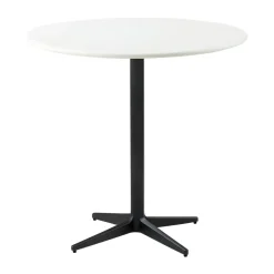 Cane-line Balcony Furniture|Table For Outdoor Use*Drop coffee table Ø80 cm, -lava grey White