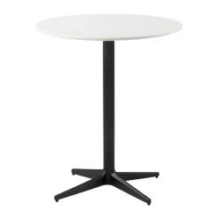 Cane-line Table For Outdoor Use|Balcony Furniture*Drop coffee table Ø60 cm, -lava grey White
